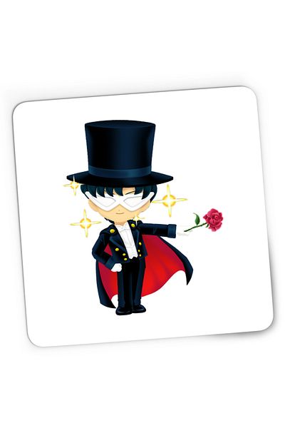 OEM Mousepad Gaming Sailor Moon Tuxedo Manga Chibi Anime, 21x19 cm