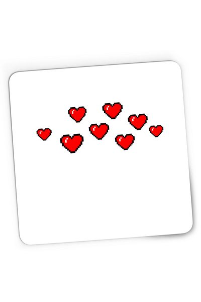 OEM Mousepad Gaming BTS Bit Heart Love, 21x19 cm