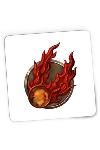 OEM Mousepad Gaming Age of Empires Fire and Blood Sigil Logo Cometa, 21x19 cm