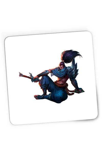 OEM Mousepad Gaming Yasuo Unforgiven League of Legends LoL Game, 21x19 cm