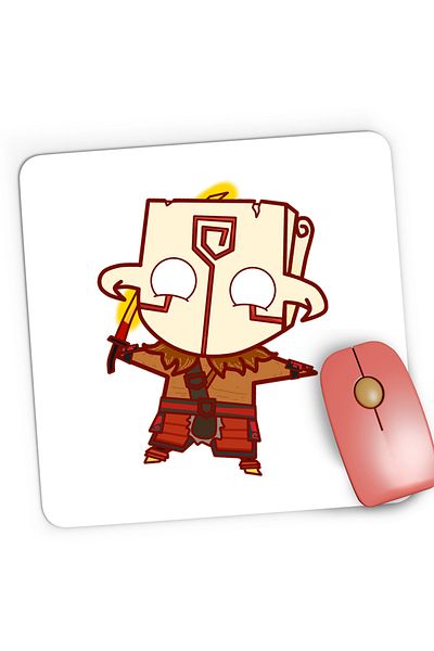 OEM Dota 2 Gaming Mousepad Yurnero Juggernaut Hero Artwork Pain, 21x19 cm