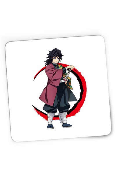 OEM Mousepad Gaming Demon Slayer Giyu Tomioka Anime Manga, 21x19 cm