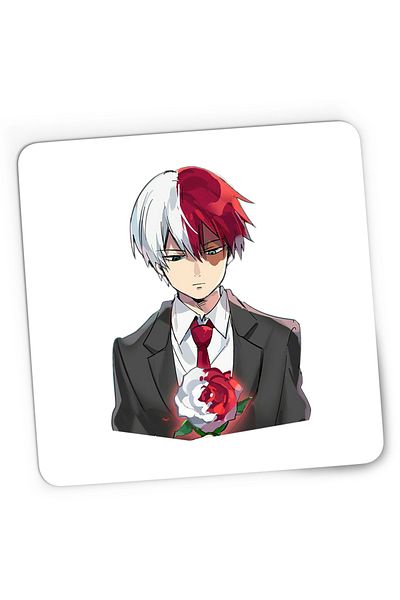 OEM Mousepad Gaming Anime Superhero Todoroki Hero Academia, 21x19 cm
