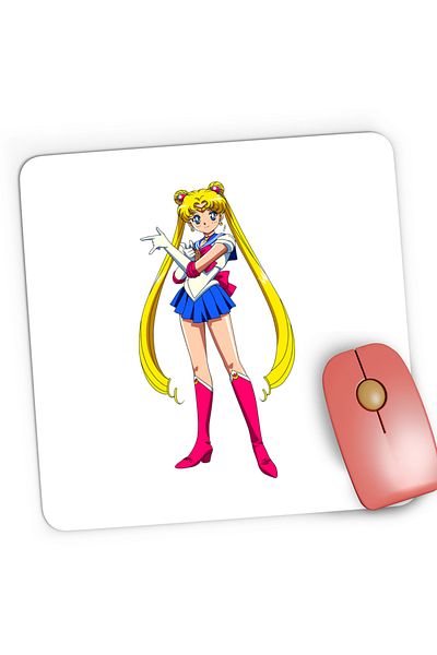 OEM Mousepad Gaming Sailor Moon Karate Arte Martiale Girl, 21x19 cm