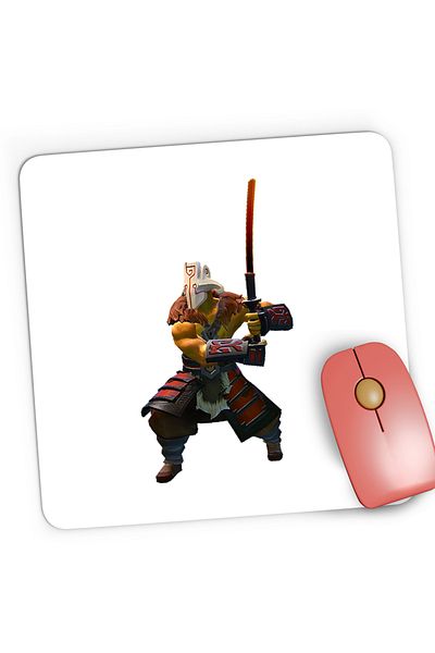 OEM Juggernaut Dota 2 Hero Samurai Katana Video Game Gaming Mousepad, 21x19 cm