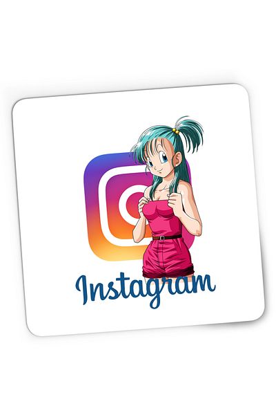 OEM Mousepad Gaming Insta Girl Anime Dragon Ball Z Instagram Creator, 21x19 cm