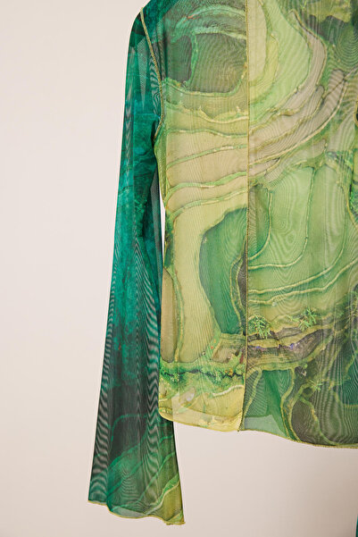 Touché Privé DESENLİ TÜL BODY