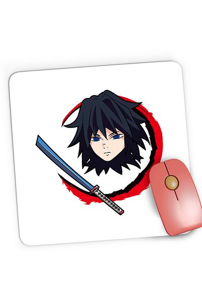 OEM Mousepad Gaming Kimetsu no Yaiba Giyu Tomioka Demon Slayer, 21x19 cm