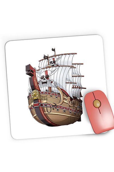 OEM Mousepad Gaming Corabie Pirati One Piece Caraibe Shark, 21x19 cm