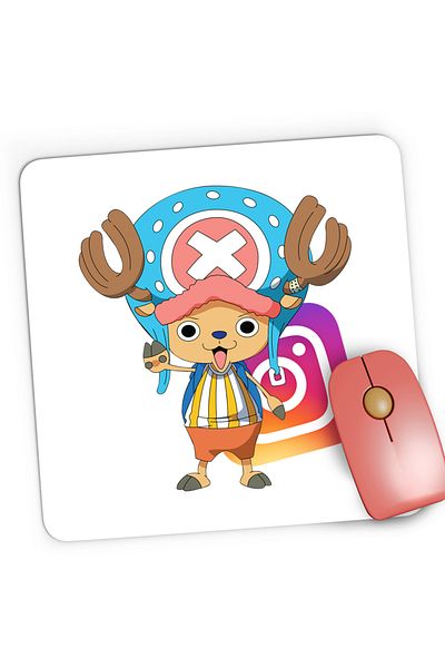 OEM Mousepad Gaming One Piece Tony Chopper Insta Creator Instagram, 21x19 cm