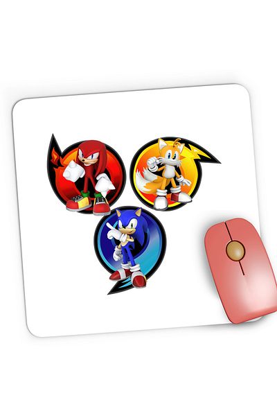 OEM Mousepad Gaming Sonic Hedgehog Team Arici Chaos, 21x19 cm