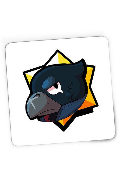 OEM Mousepad Gaming Crow Brawlers Brawl Stars GTA, 21x19 cm