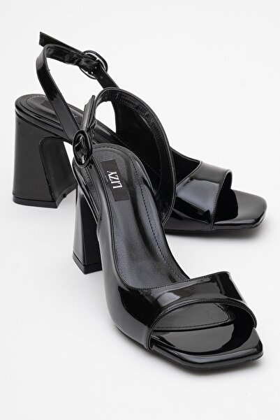 Lizy Shoes Kalın Topuklu Bilekten Tokalı Kadın Sandalet