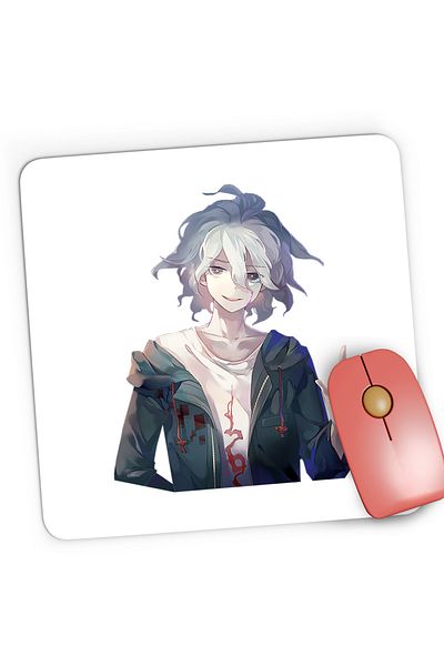 OEM Mousepad Gaming Danranronpa Nagito Komaeda Dark Manga, 21x19 cm