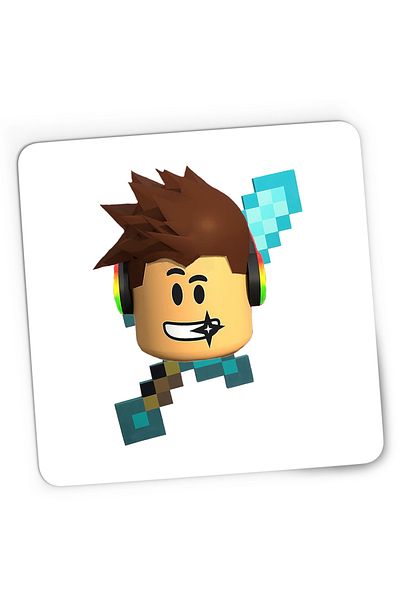OEM Mousepad Gaming Roblox Diamond Sword Minecraft, 21x19 cm