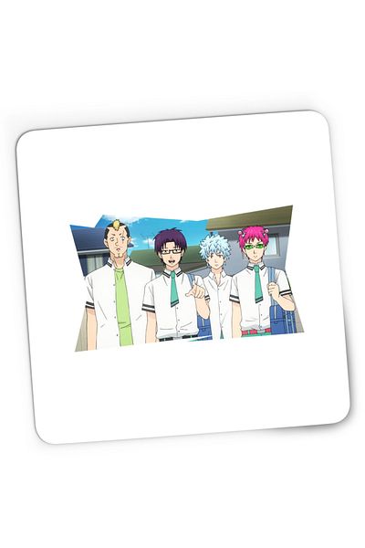 OEM Mousepad Gaming Saiki K Team Anime Manga, 21x19 cm