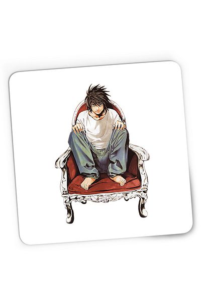 OEM Mousepad Gaming Death Note L Detective Student Chair Anime, 21x19 cm