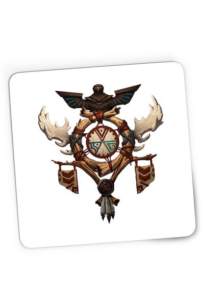 OEM Mousepad Gaming World of Warcraft Tauren Crest WoW, 21x19 cm