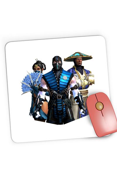 OEM Mousepad Gaming Mortal Kombat Sub-Zero Clan Fights GTA Gaming, 21x19 cm