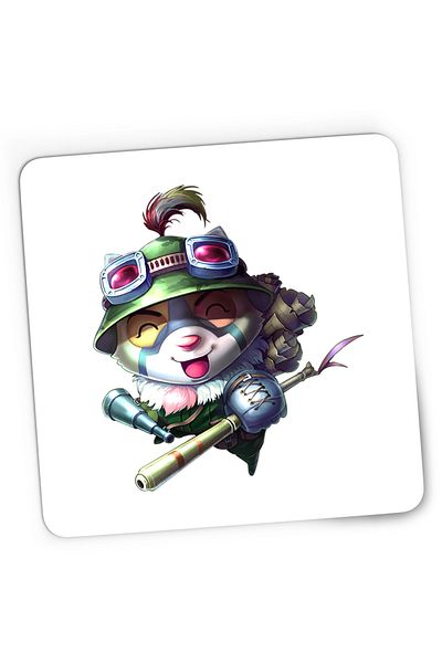 OEM Mousepad Gaming League of Legends Teemo Champion LoL eSports, 21x19 cm