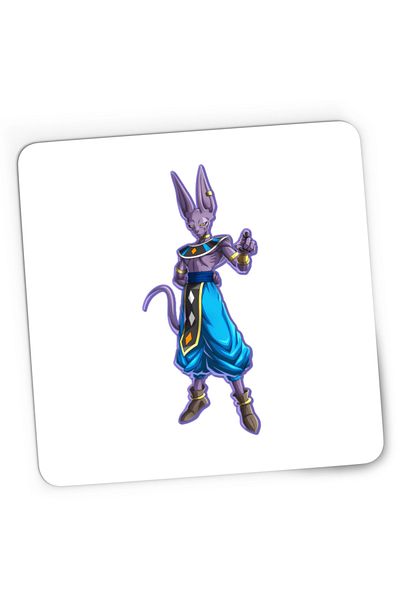 OEM Mousepad Gaming Dragon Ball Z Lord Veerus Egipt Cat, 21x19 cm
