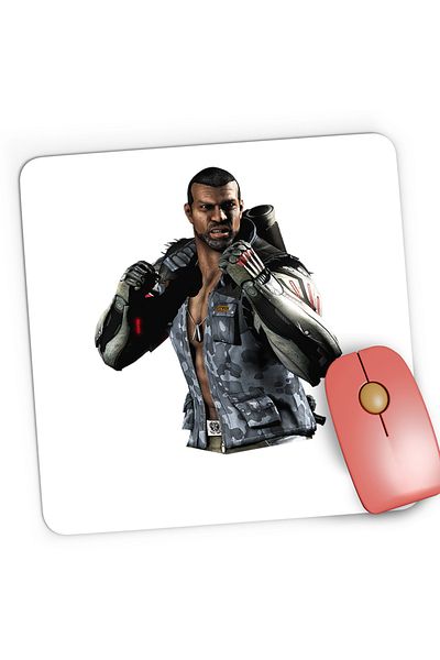 OEM Mousepad Gaming Mortal Kombat Jax Scorpion Deception Gamer, 21x19 cm