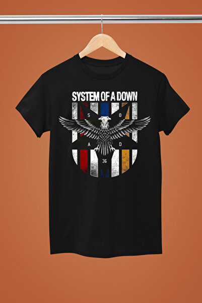 MAGORS TRIUC ROCK SYSTEM OF A DOWN BUMBAC CU MÂNECĂ SCURTĂ