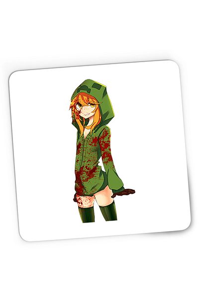 OEM Mousepad Gaming Minecraft Anime Cool Creeper, 21x19 cm