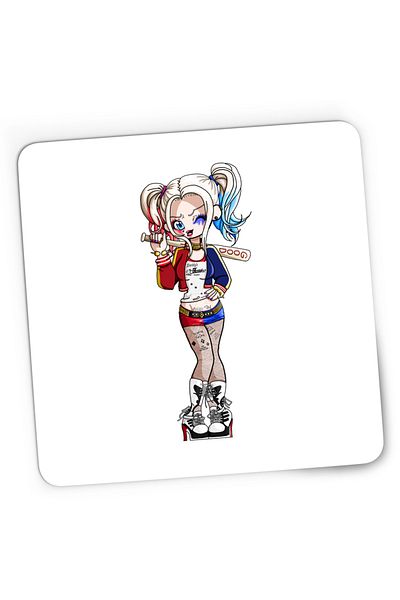 OEM Mousepad Gaming Joker Harley Quinn Queen Gangster Bad Girl, 21x19 cm