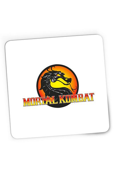 OEM Mousepad Gaming Mortal Kombat Logo Emblem PS4 Gaming, 21x19 cm