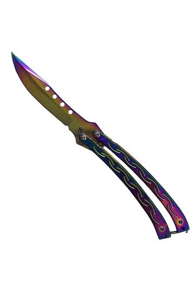 dalimag Cuțit fluture, Dalimag, Fade Chameleon, curbat, 17 cm