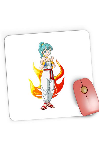 OEM Mousepad Gaming Dragon Ball Bulma Cool Bunica Anime, 21x19 cm