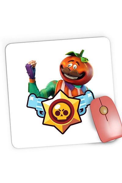 OEM Mousepad Gaming Tomato Man Fortnite Brawl Stars, 21x19 cm