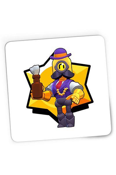 OEM Mousepad Gaming Barley Golden Skin Brawl Stars, 21x19 cm