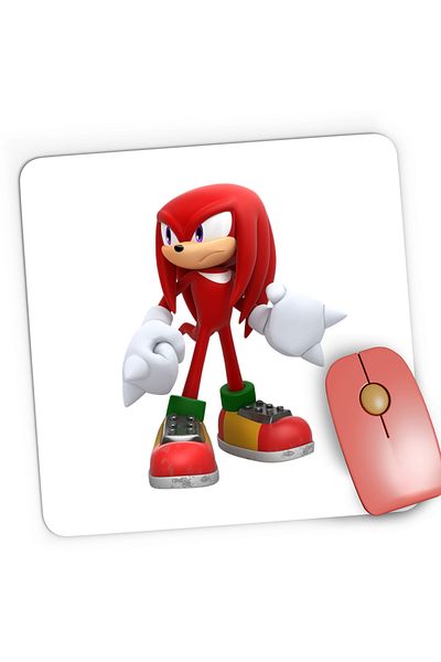 OEM Mousepad Gaming Sonic Red Knuckles the Echidna Alergator, 21x19 cm