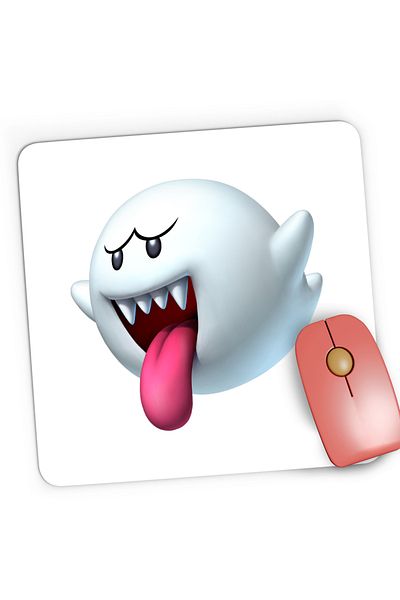 OEM Mousepad Gaming Super Mario Bros Fantoma Fantasy Land, 21x19 cm