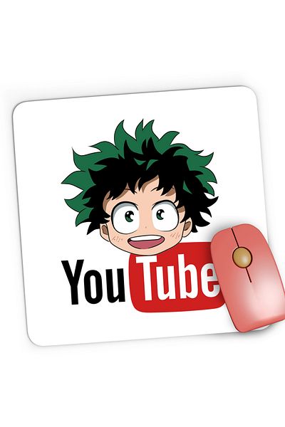 OEM Mousepad Gaming My Hero Academia Youtube Creator Anime, 21x19 cm