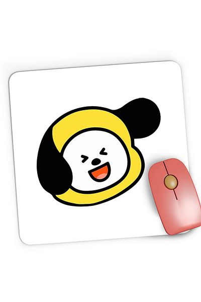 OEM Mousepad Gaming BT21 Chimmy BTS Album K Pop, 21x19 cm