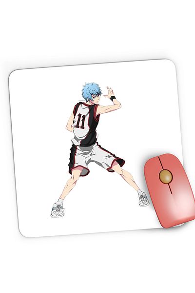 OEM Mousepad Gaming Kuroko no Basket Tetsuya Game Action Anime, 21x19 cm