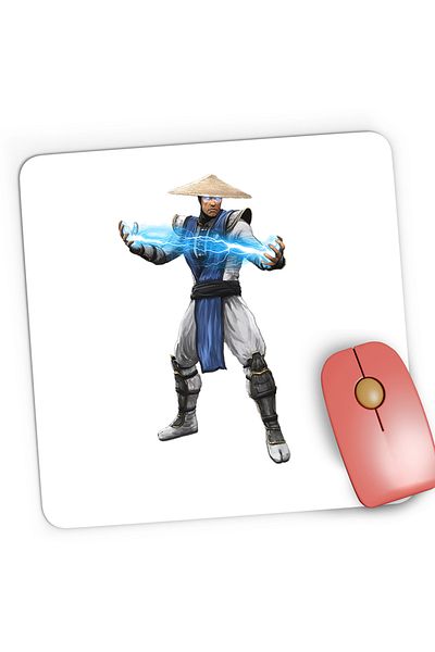 OEM Mousepad Gaming Mortal Kombat Raiden Game Mode Epic Fight, 21x19 cm