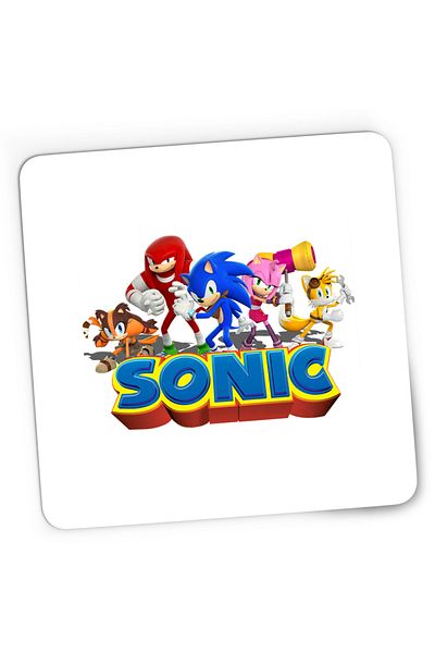 OEM Mousepad Gaming Sonic the Hedgehog All Gang Crew Echipaj, 21x19 cm