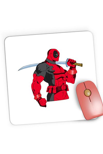 OEM Mousepad Gaming Deadpool SuperHero Bodybuilding, 21x19 cm