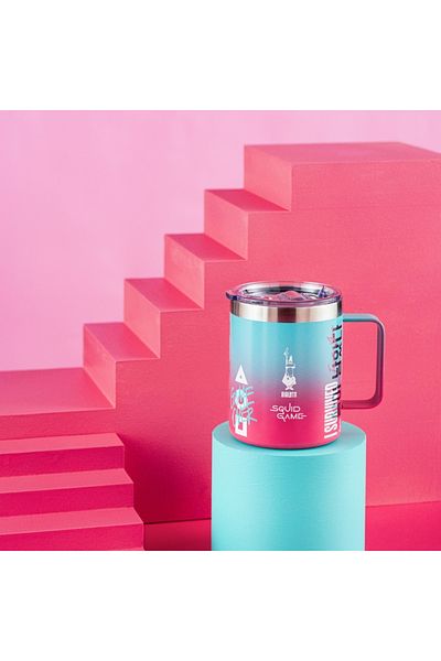 Bialetti Squid Game Thermal Mug with Handle 420 ml