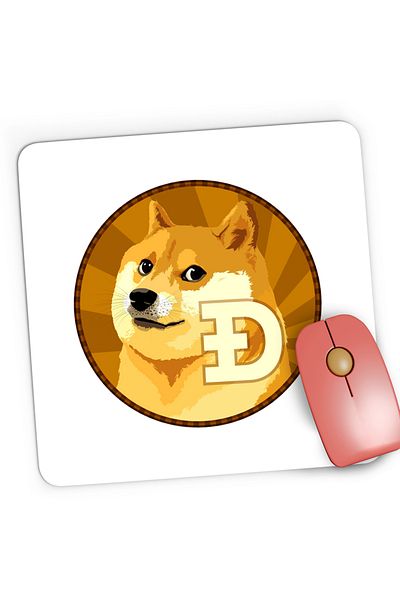 OEM Mousepad Gaming Dogecoin Crypto, 21x19 cm
