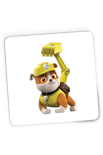 OEM Mousepad Gaming Paw Patrol Bulldog Chase Excavator Reparatii, 21x19 cm