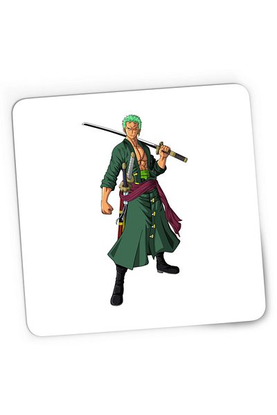 OEM Mousepad Gaming Zoro Samurai One Piece Katana Roronoa, 21x19 cm