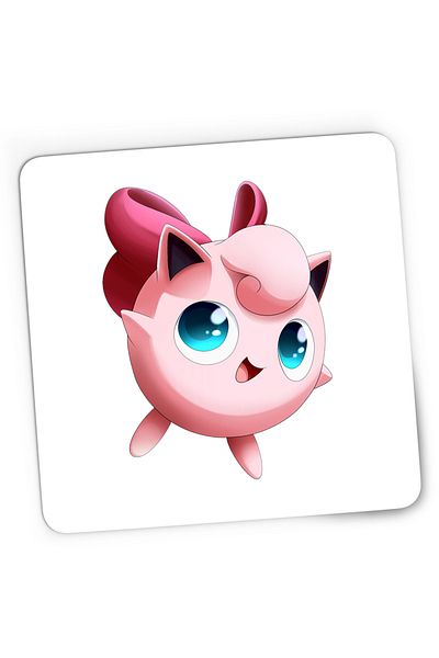 OEM Mousepad Gaming Pokemon Jigglypuff Plus Cards Swords, 21x19 cm