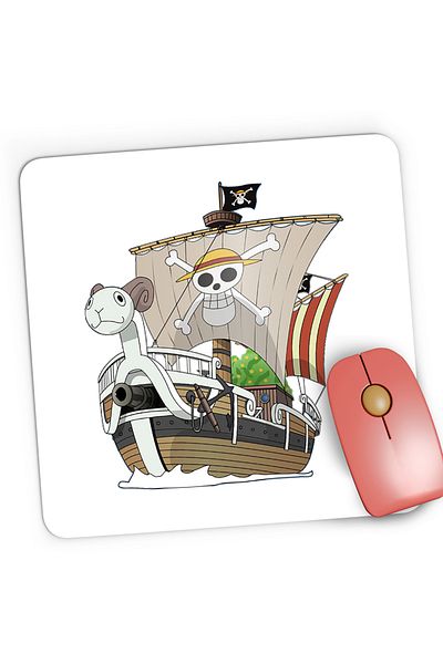 OEM Mousepad Gaming One Piece Corabie Ship War Caravel Cartoon, 21x19 cm
