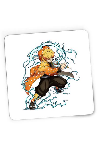 OEM Mousepad Gaming Kimetsu no Yaiba Zenitsu Attack, 21x19 cm
