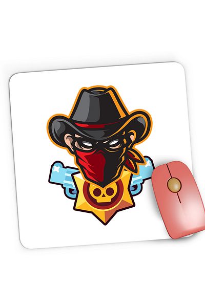 OEM Mousepad Gaming Cowboy Fortnite Brawl Stars, 21x19 cm
